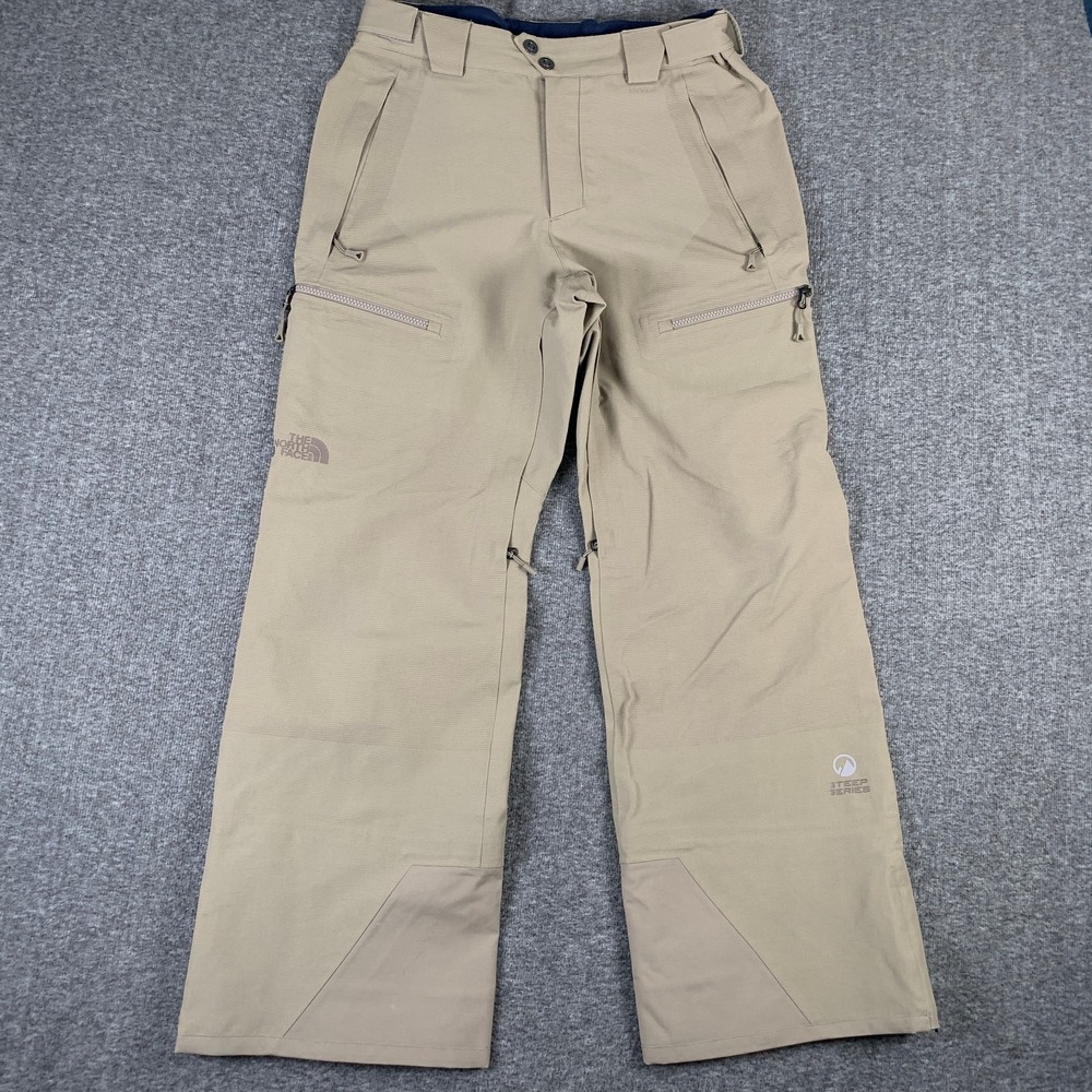 The North Face Snow Pant Men Medium Brown Steep Series Hyvent Ski Hike Sickline